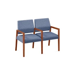 Hampton 2 Seat Sofa with Center Arms in Standard Upholstery