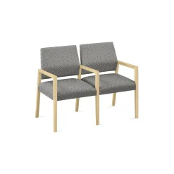 Hampton 2 Seat Sofa with Center Arms in Standard Upholstery