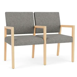 Hampton 2 Seat Sofa with Center Arms in Standard Upholstery