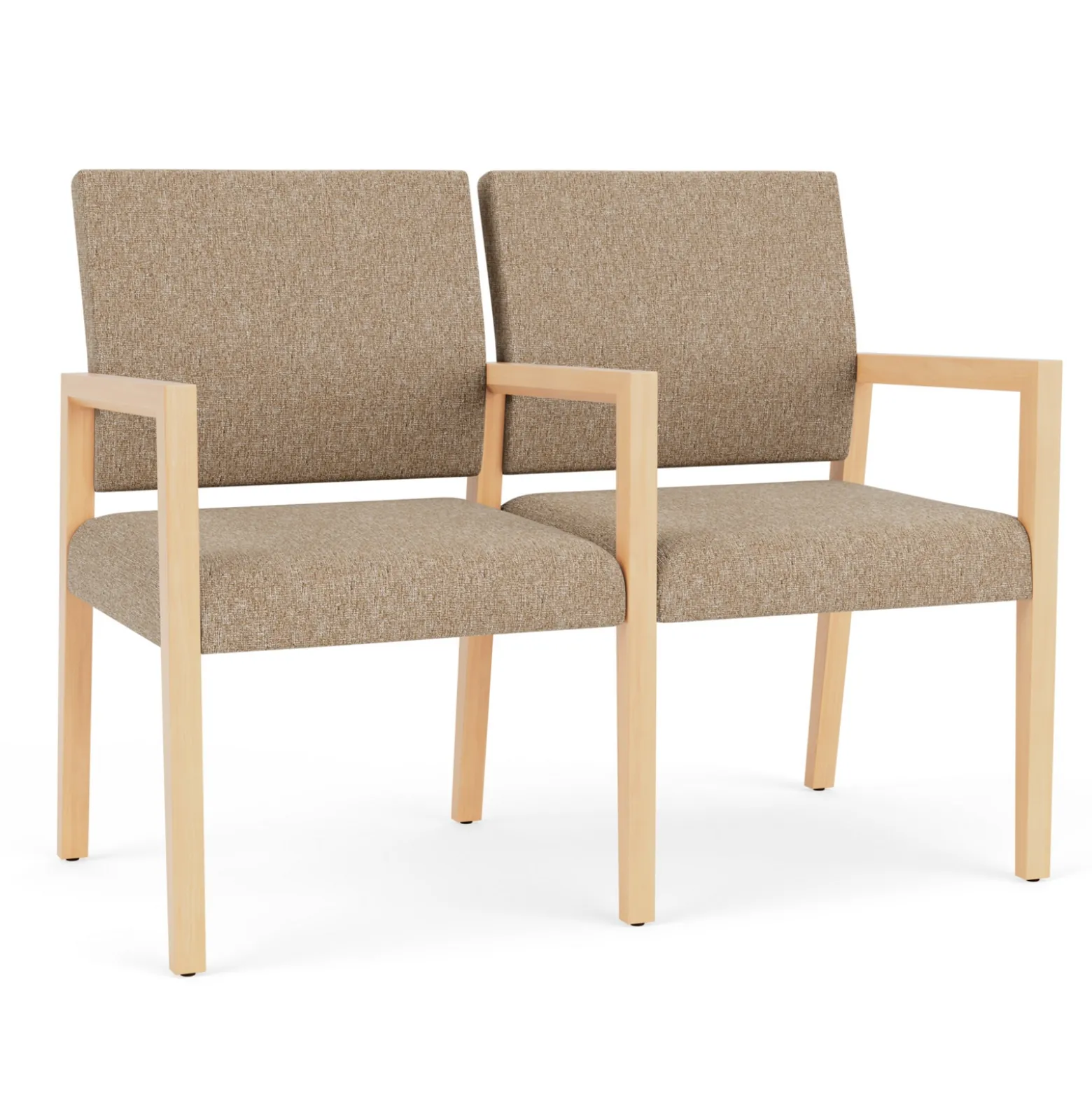 Hampton 2 Seat Sofa with Center Arms in Standard Upholstery