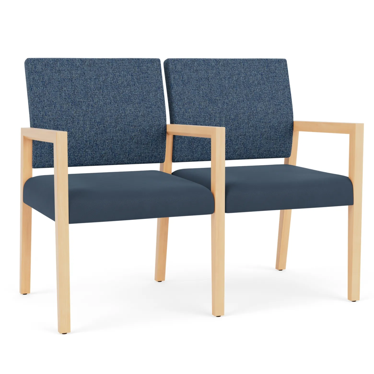 Hampton 2 Seat Sofa with Center Arms in Standard Upholstery