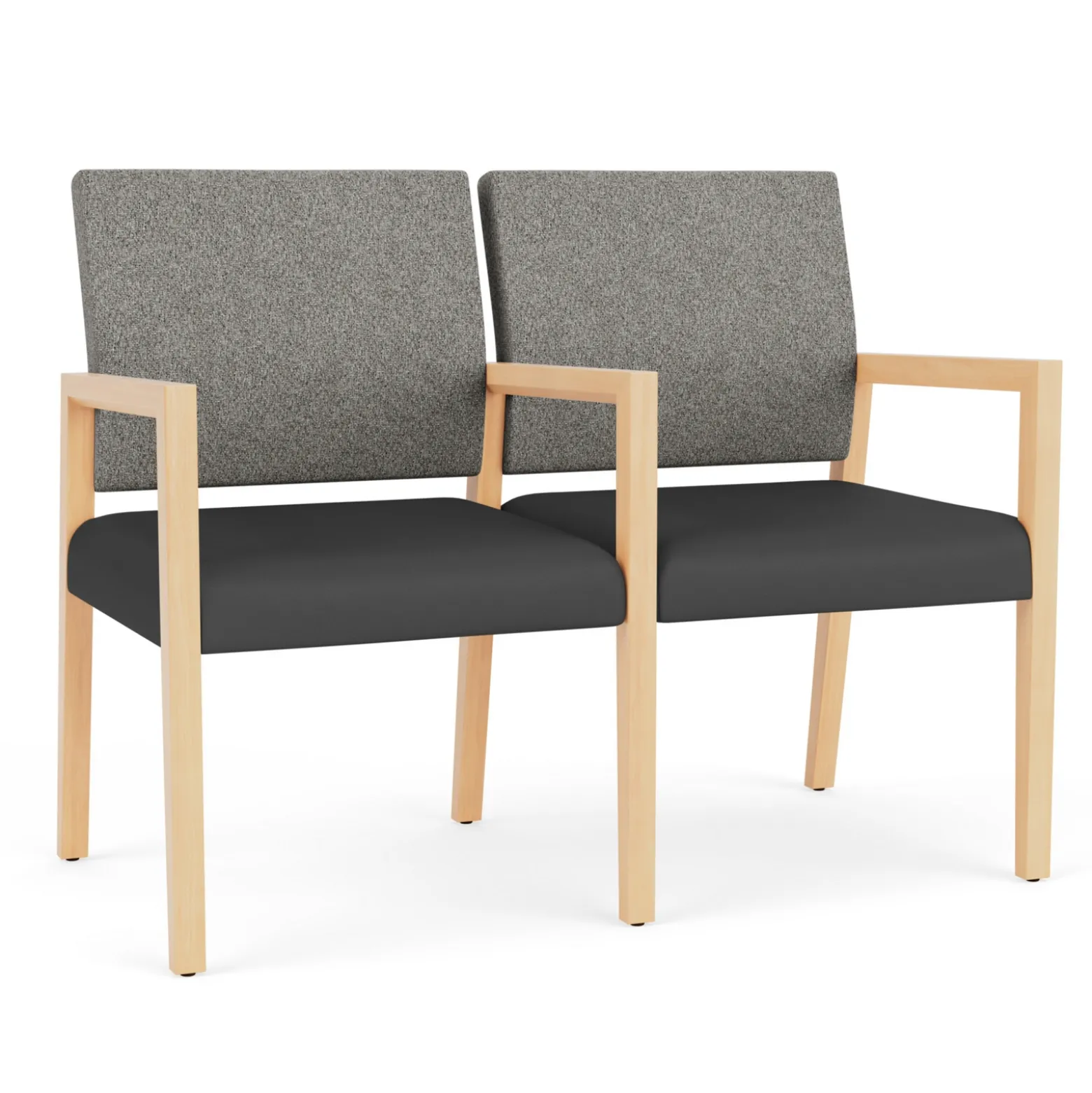 Hampton 2 Seat Sofa with Center Arms in Standard Upholstery