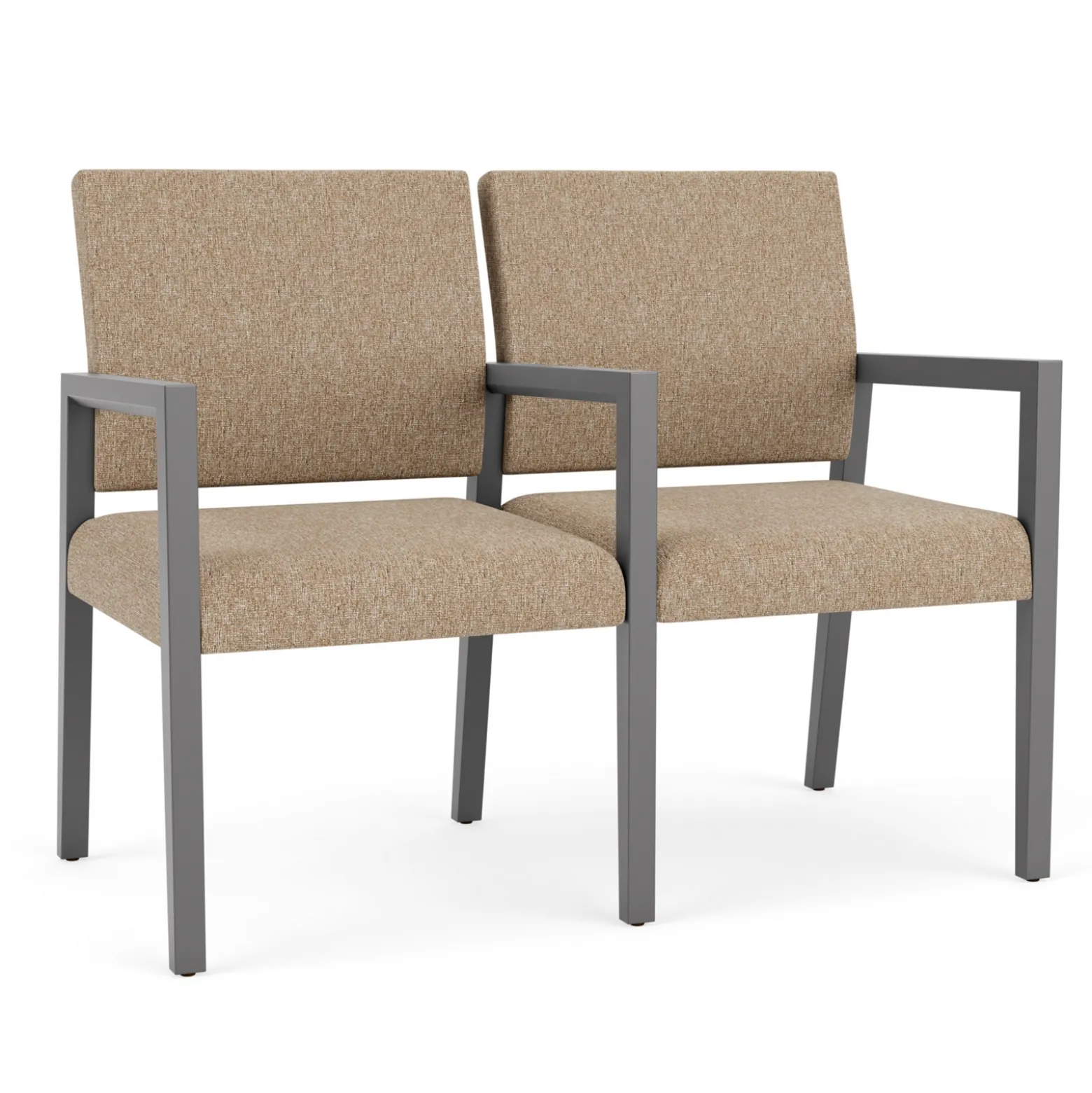 Hampton 2 Seat Sofa with Center Arms in Standard Upholstery