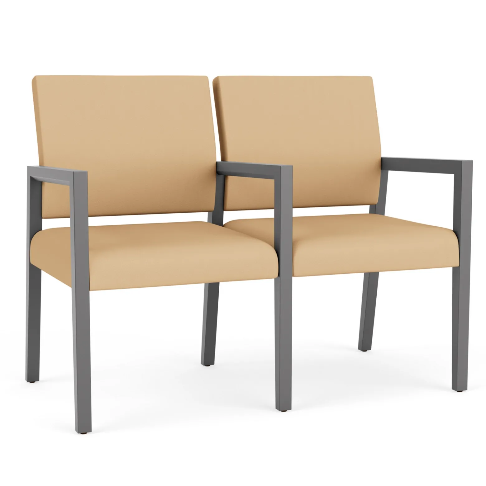 Hampton 2 Seat Sofa with Center Arms in Standard Upholstery