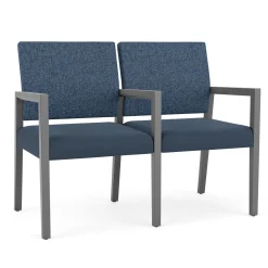 Hampton 2 Seat Sofa with Center Arms in Standard Upholstery
