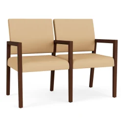 Hampton 2 Seat Sofa with Center Arms in Standard Upholstery