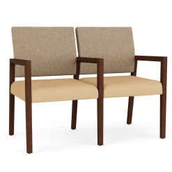 Hampton 2 Seat Sofa with Center Arms in Standard Upholstery