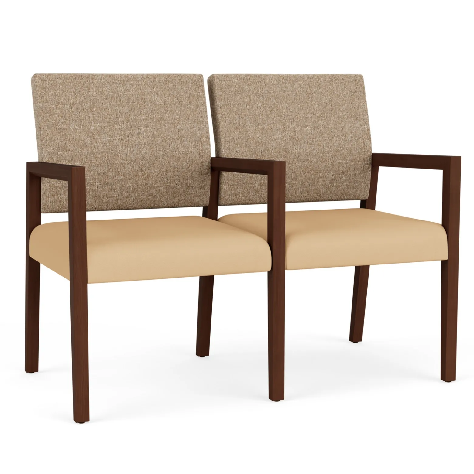 Hampton 2 Seat Sofa with Center Arms in Standard Upholstery