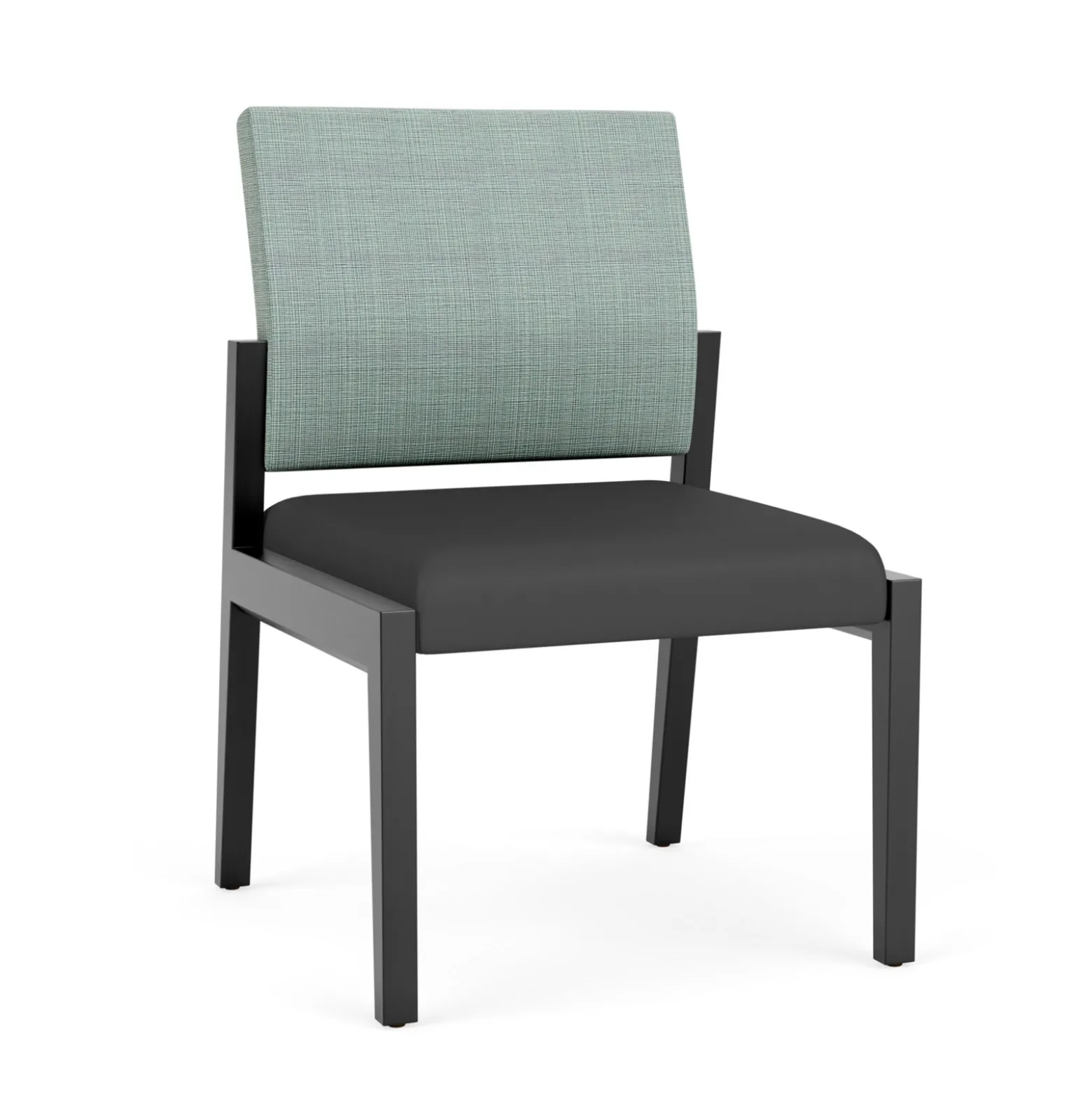 Hampton Armless Guest Chair in Designer Upholstery