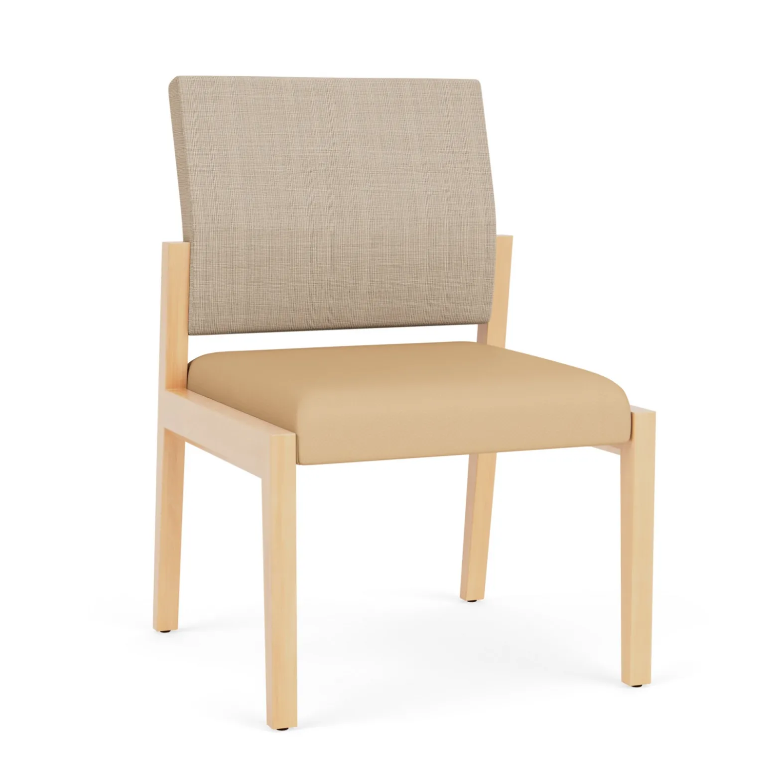 Hampton Armless Guest Chair in Designer Upholstery