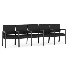 Hampton Five Seat Sofa with Center Arms in Standard Upholstery