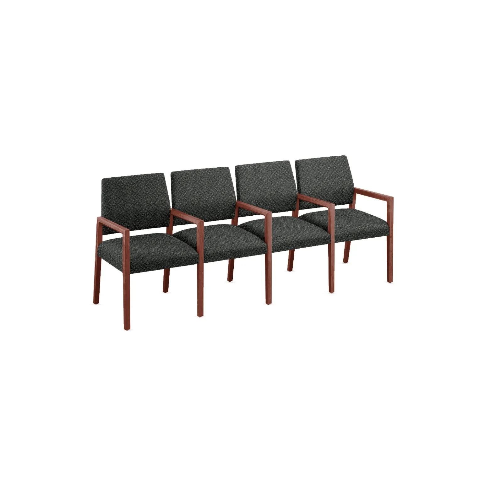 Hampton Four Seat Sofa with Center Arms in Standard Upholstery