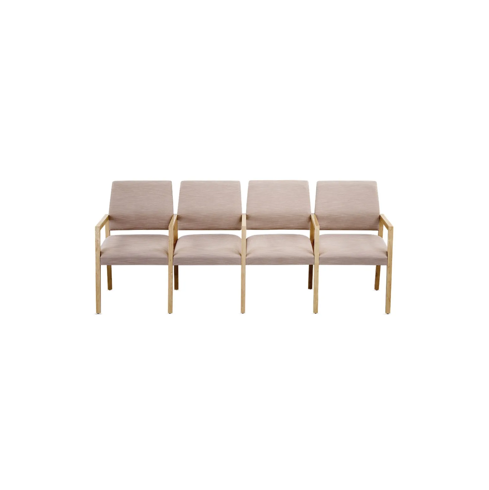 Hampton Four Seat Sofa with Center Arms in Standard Upholstery