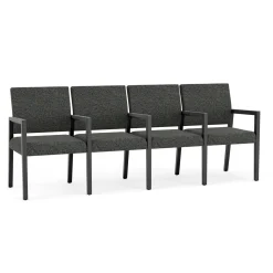 Hampton Four Seat Sofa with Center Arms in Standard Upholstery