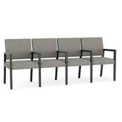 Hampton Four Seat Sofa with Center Arms in Standard Upholstery