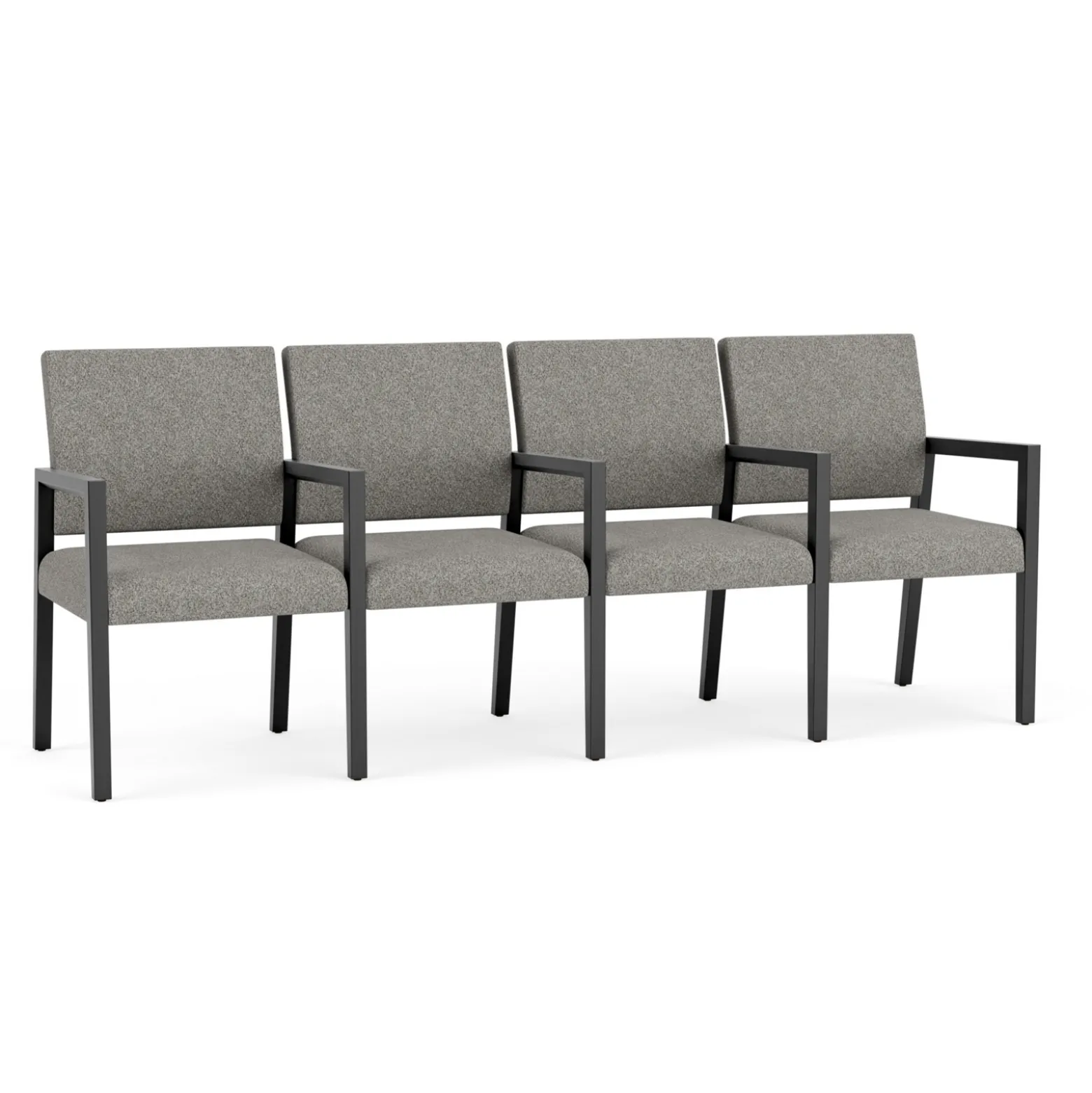 Hampton Four Seat Sofa with Center Arms in Standard Upholstery