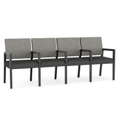 Hampton Four Seat Sofa with Center Arms in Standard Upholstery