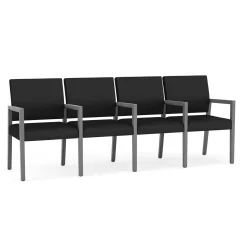 Hampton Four Seat Sofa with Center Arms in Standard Upholstery