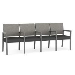 Hampton Four Seat Sofa with Center Arms in Standard Upholstery