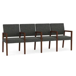 Hampton Four Seat Sofa with Center Arms in Standard Upholstery