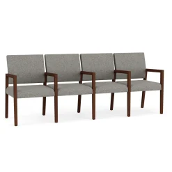 Hampton Four Seat Sofa with Center Arms in Standard Upholstery