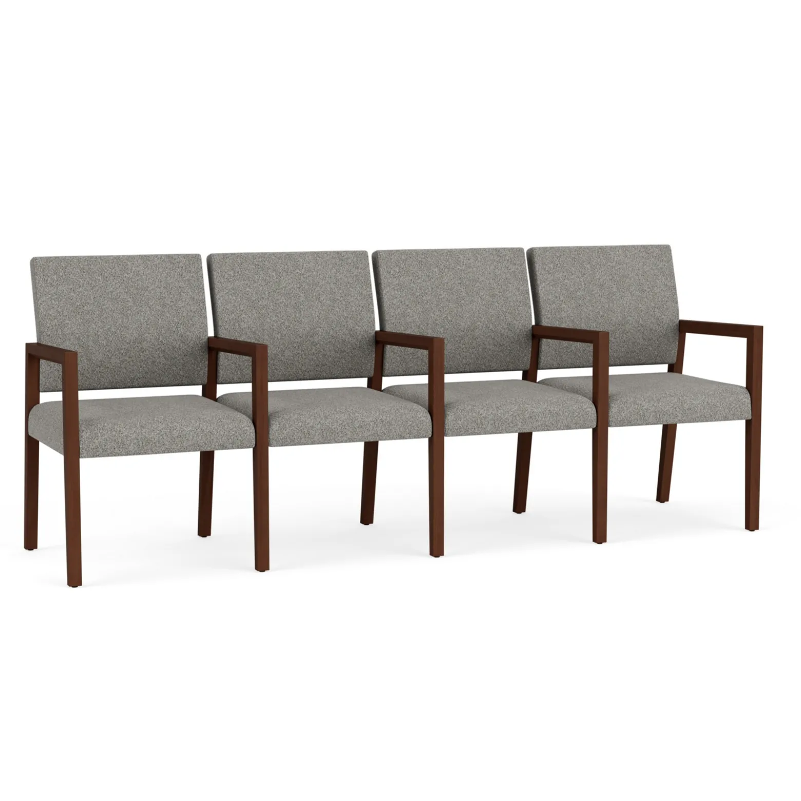 Hampton Four Seat Sofa with Center Arms in Standard Upholstery