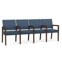 Hampton Four Seat Sofa with Center Arms in Standard Upholstery