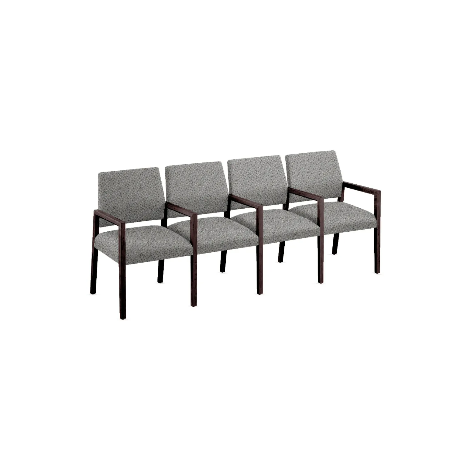 Hampton Four Seat Sofa with Center Arms in Standard Upholstery
