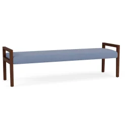 Hampton Three Seat Bench in Designer Upholstery