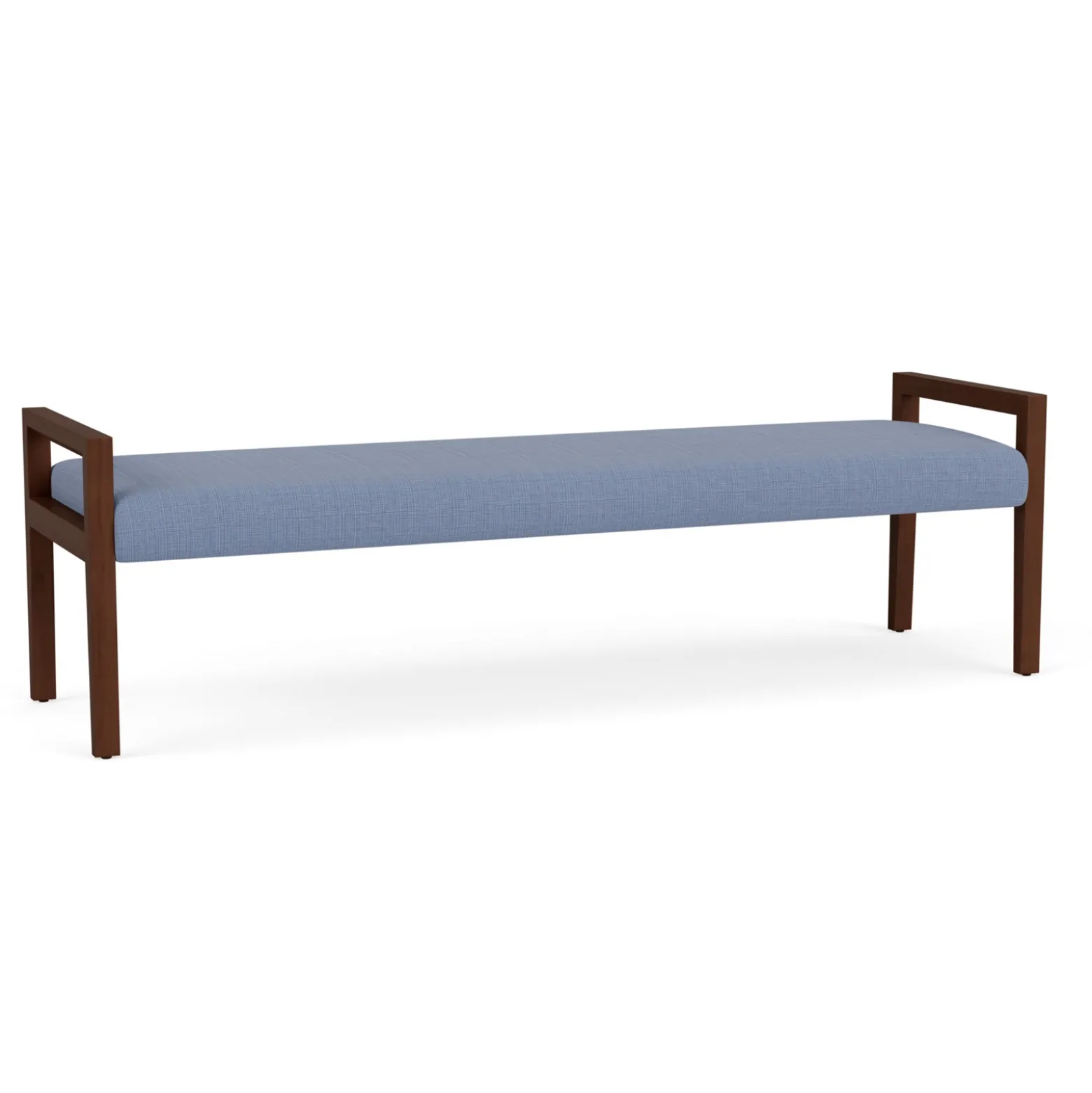 Hampton Three Seat Bench in Designer Upholstery