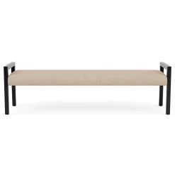 Hampton Three Seat Bench in Designer Upholstery