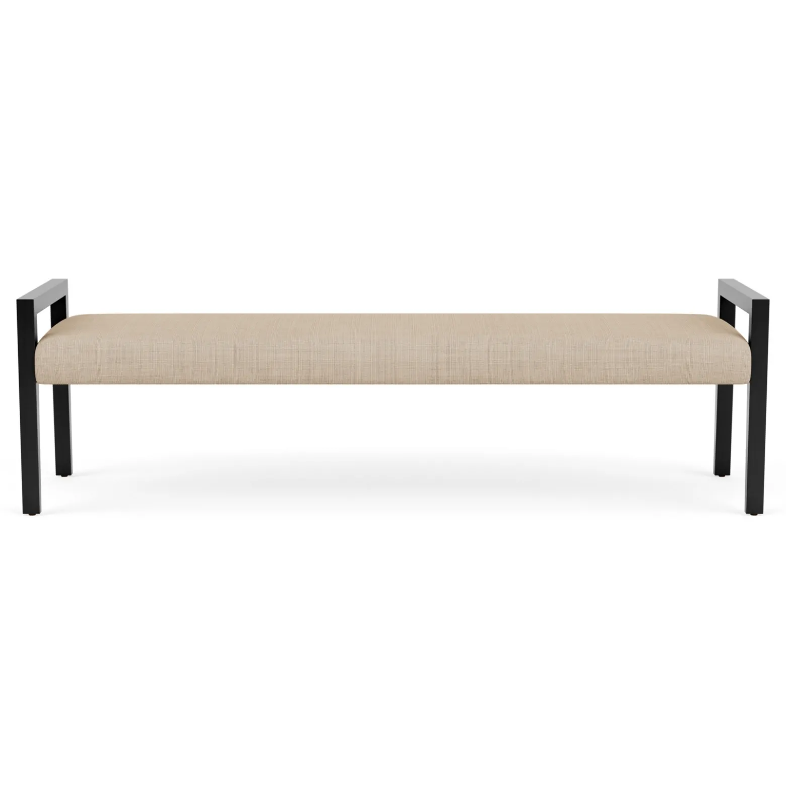 Hampton Three Seat Bench in Designer Upholstery