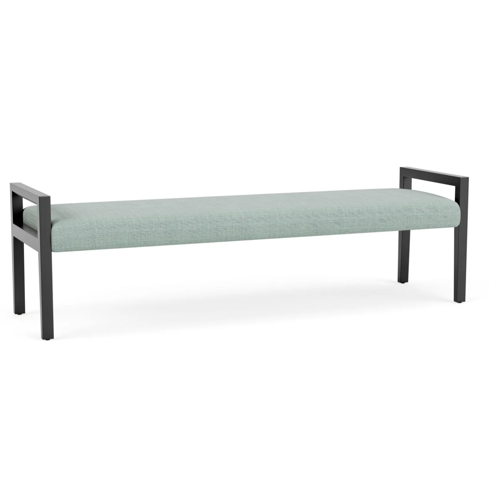 Hampton Three Seat Bench in Designer Upholstery