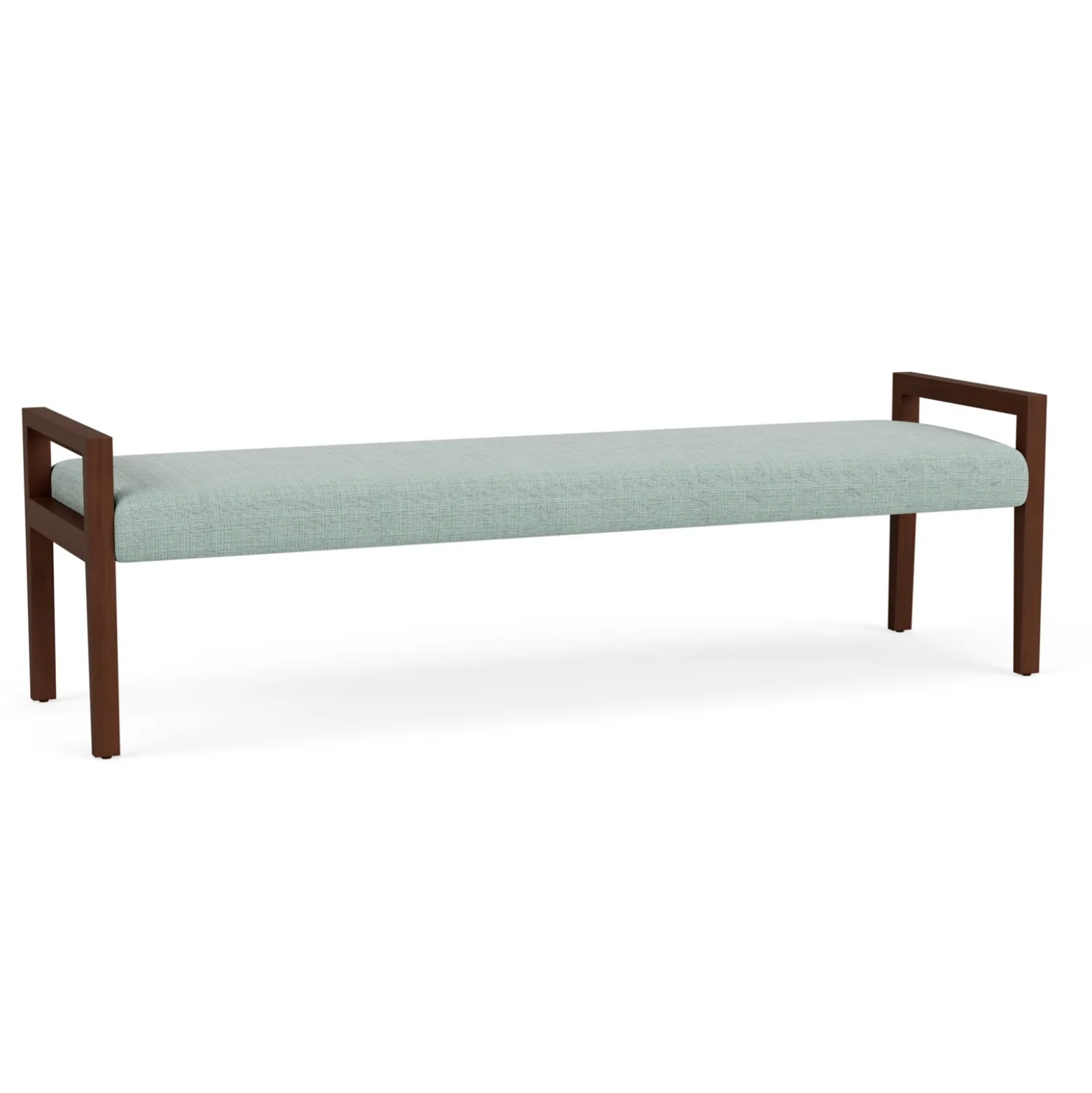 Hampton Three Seat Bench in Designer Upholstery