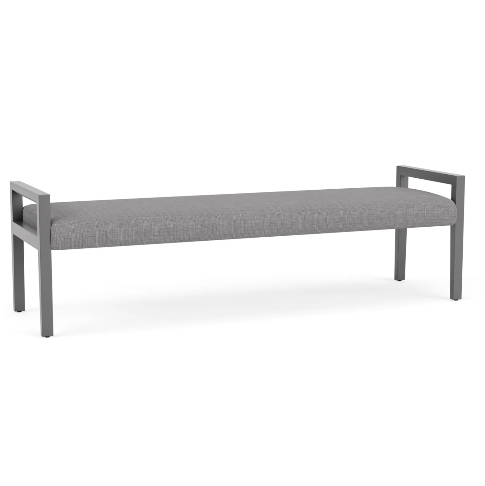 Hampton Three Seat Bench in Designer Upholstery