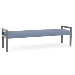 Hampton Three Seat Bench in Designer Upholstery