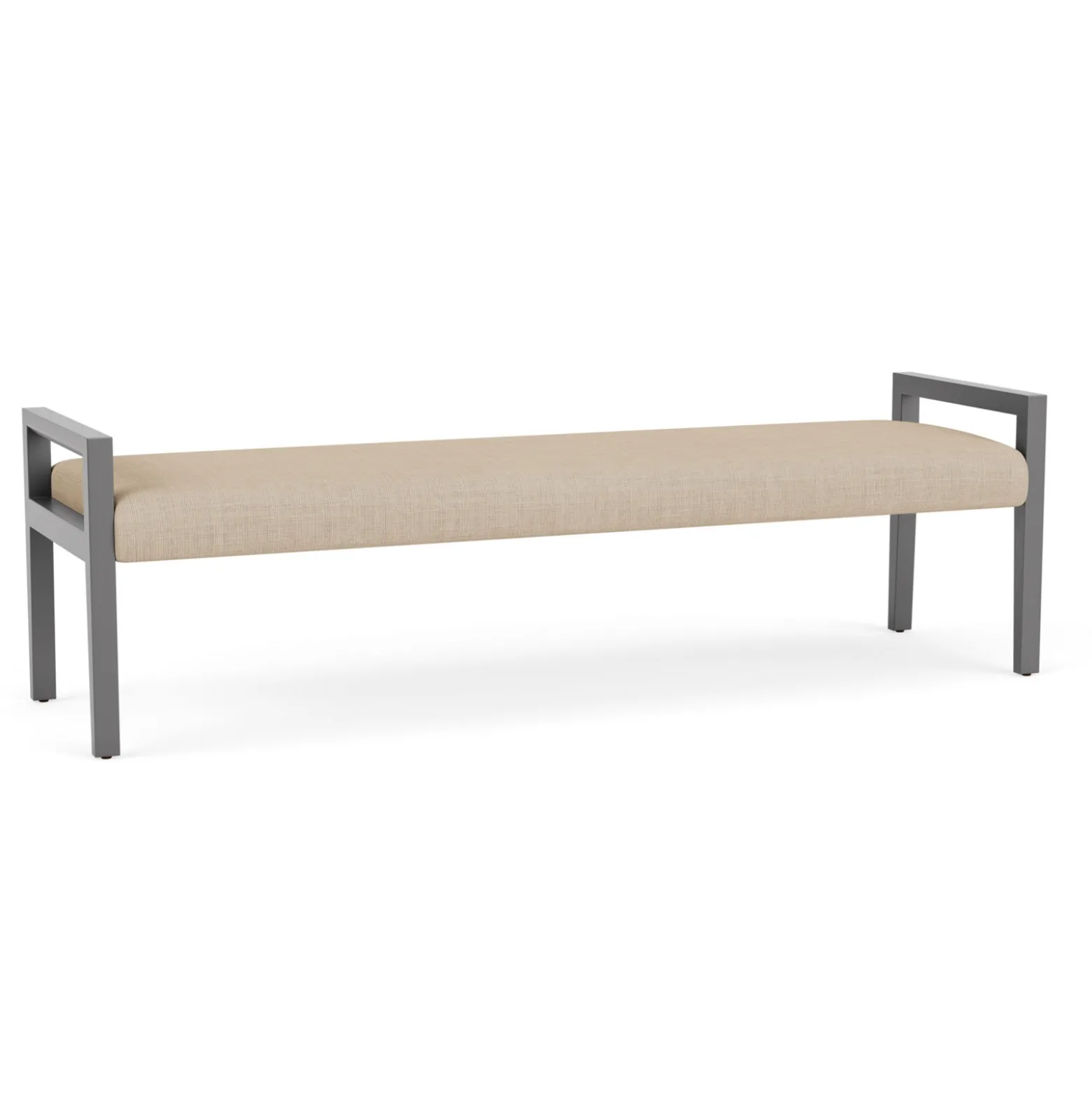 Hampton Three Seat Bench in Designer Upholstery