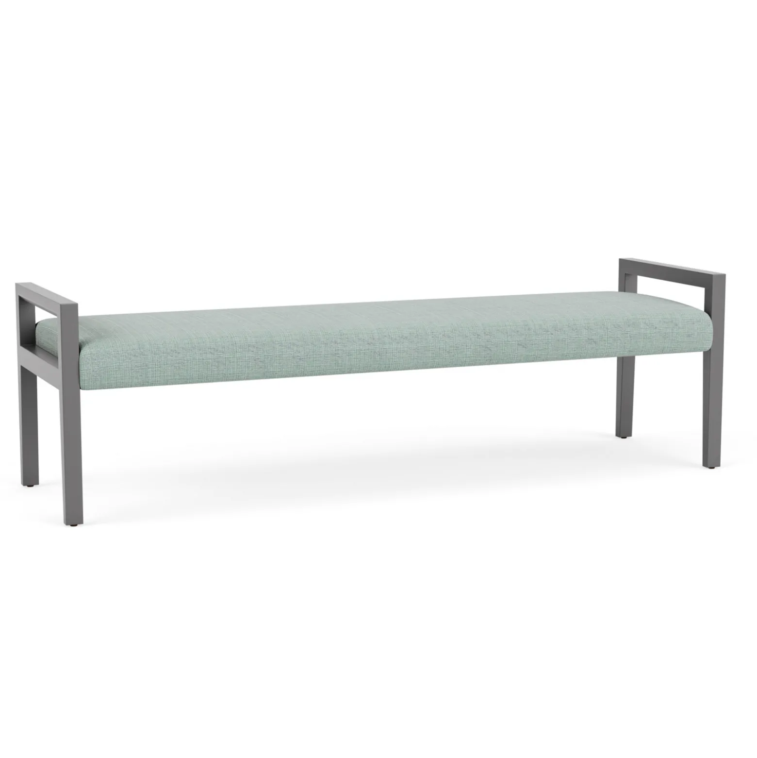 Hampton Three Seat Bench in Designer Upholstery
