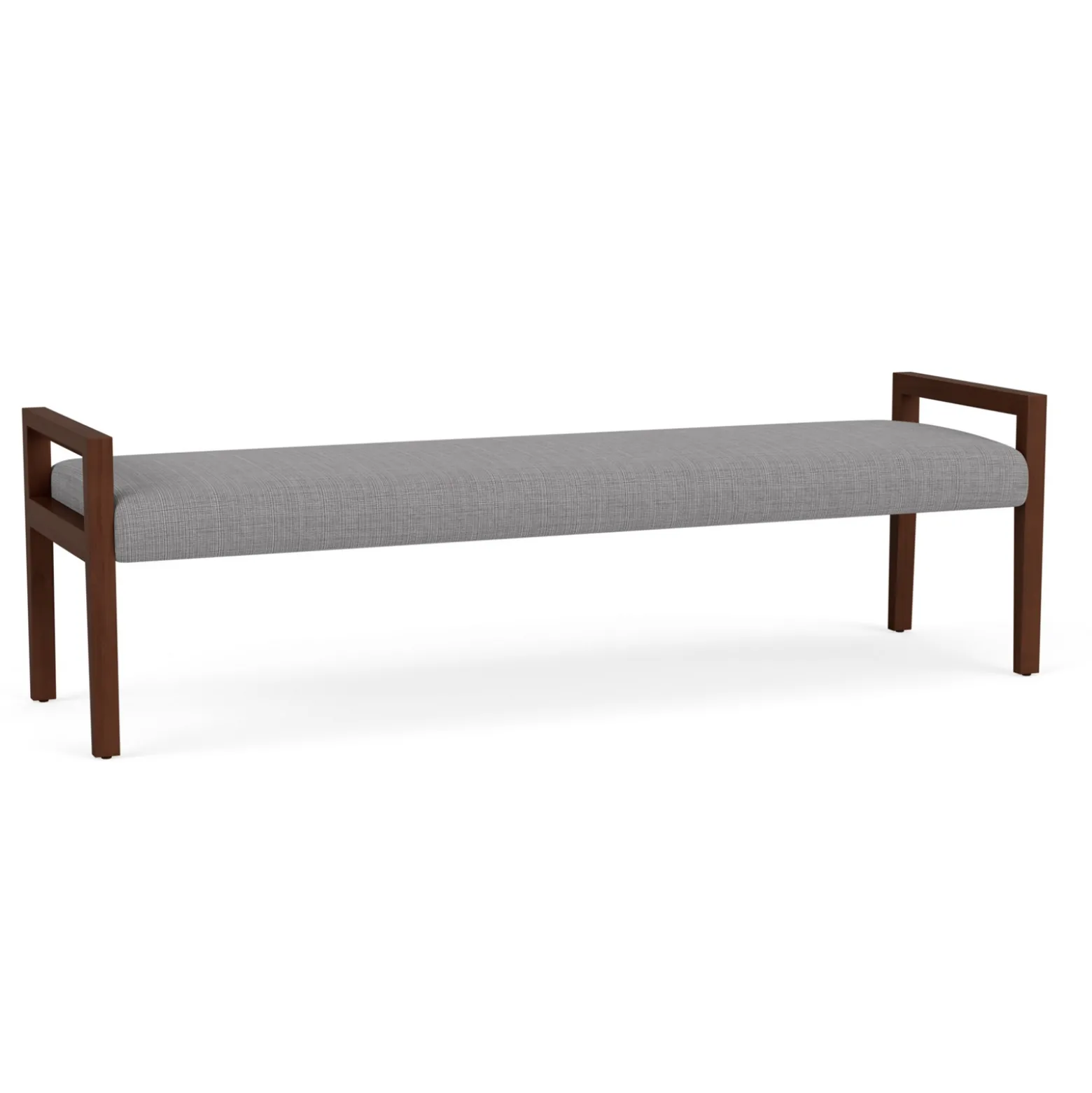Hampton Three Seat Bench in Designer Upholstery