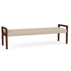 Hampton Three Seat Bench in Designer Upholstery