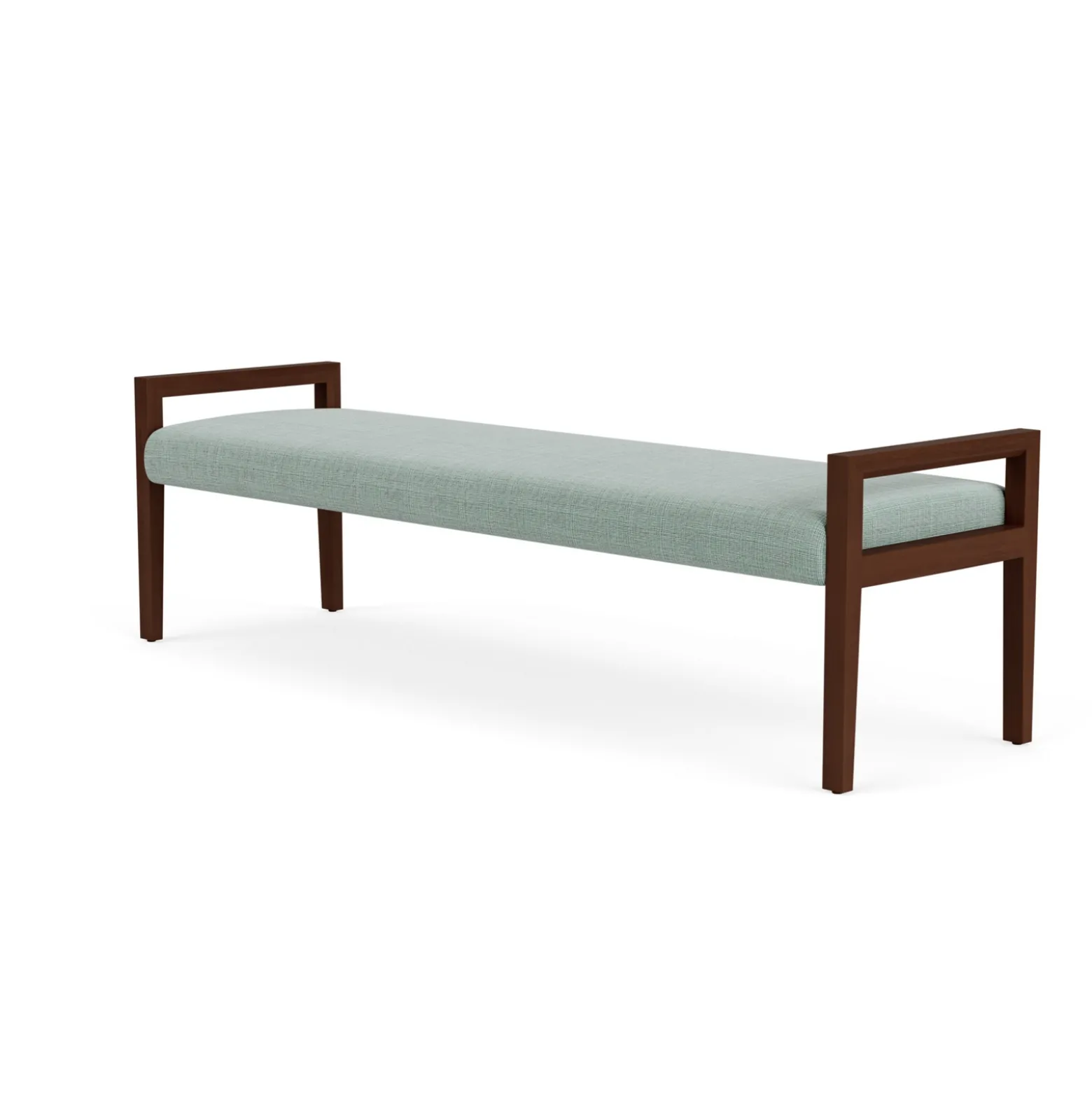 Hampton Three Seat Bench in Designer Upholstery
