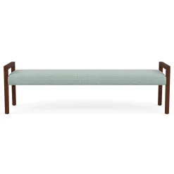 Hampton Three Seat Bench in Designer Upholstery