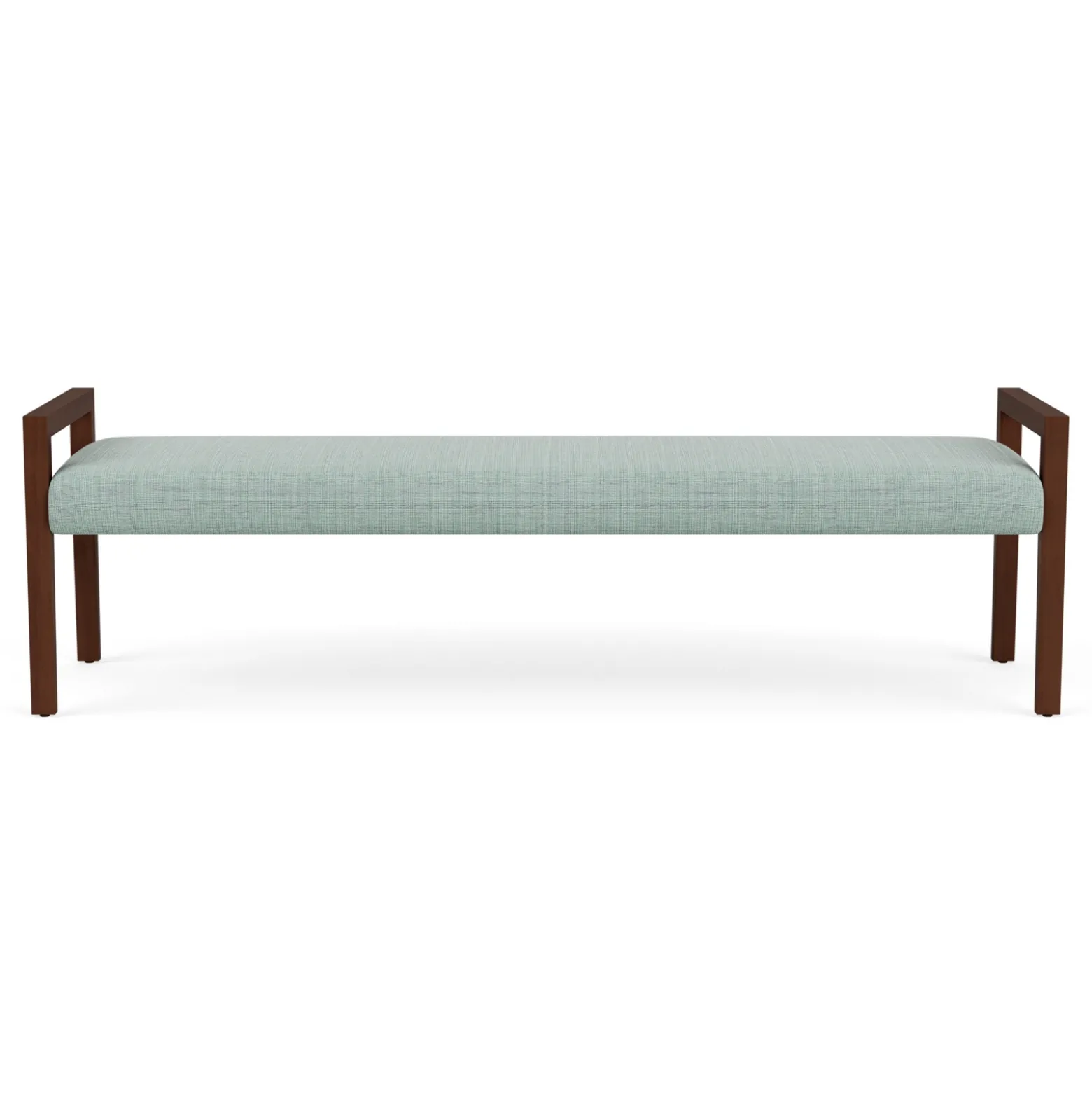 Hampton Three Seat Bench in Designer Upholstery