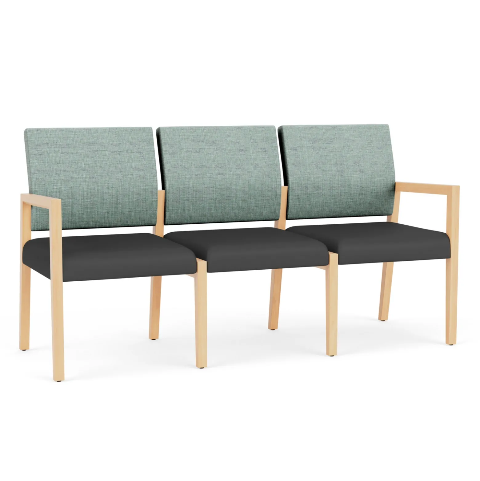 Hampton Three Seat Sofa in Designer Upholstery