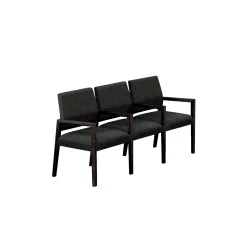 Hampton Three Seat Sofa with Center Arms in Standard Upholstery