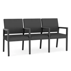 Hampton Three Seat Sofa with Center Arms in Standard Upholstery