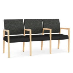 Hampton Three Seat Sofa with Center Arms in Standard Upholstery