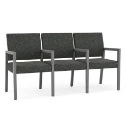 Hampton Three Seat Sofa with Center Arms in Standard Upholstery