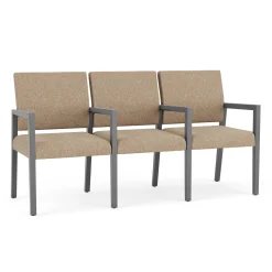 Hampton Three Seat Sofa with Center Arms in Standard Upholstery