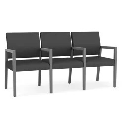 Hampton Three Seat Sofa with Center Arms in Standard Upholstery